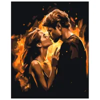 Картина по номерам BrushMe Пламя любви 50 x 40 см/ Вертикальная photo 3