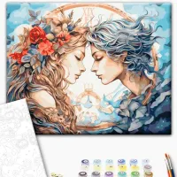 Картина по номерам BrushMe Любовь неподвластна времени 50 x 40 см/ Горизонтальная photo 2