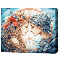 Картина по номерам BrushMe Любовь неподвластна времени 50 x 40 см/ Горизонтальная photo 3
