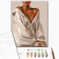 Картина по номерам BrushMe Элегантный соблазн 50 x 40 см/ Вертикальная photo 2