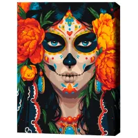 Картина по номерам BrushMe Мексика в ее глазах 50 x 40 см/ Вертикальная photo 3