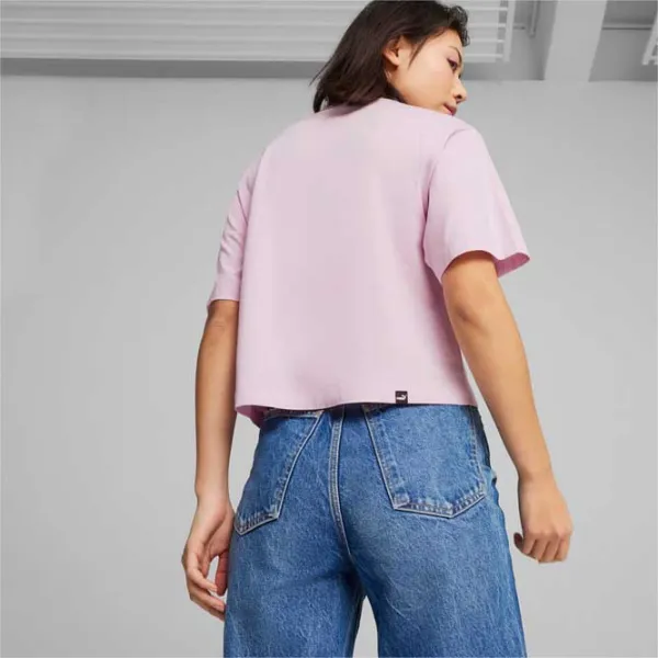 Футболка для женщин Puma Squad Graphic Tee 100% хлопок/ Пурпурный photo 5