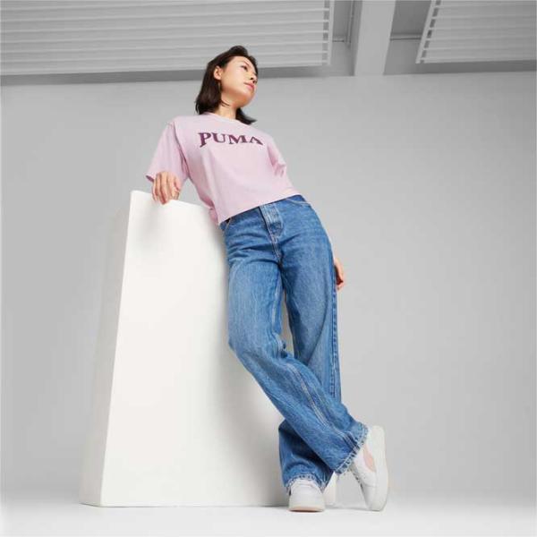 Футболка для женщин Puma Squad Graphic Tee 100% хлопок/ Пурпурный photo 5