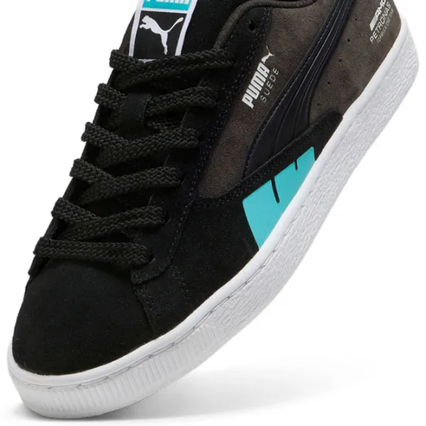Ghete pentru bărbați Puma Mapf1 Suede Torque 40.5 / Black photo 5