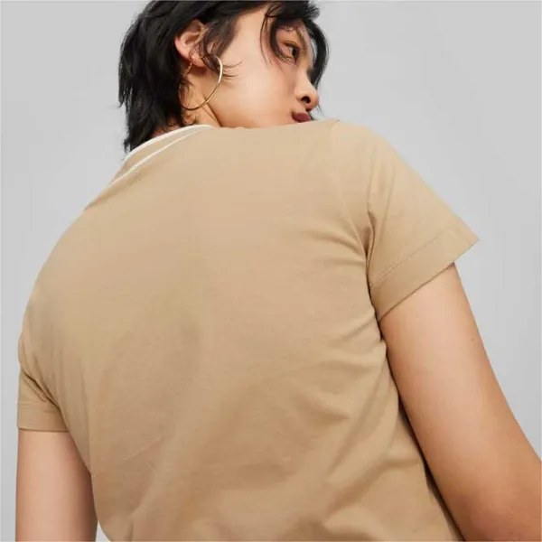 Tricou pentru femei Puma Squad Tee 100% bumbac/ Mustard photo 4