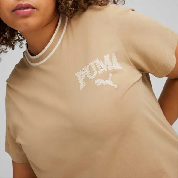 Tricou pentru femei Puma Squad Tee 100% bumbac/ Mustard photo 5