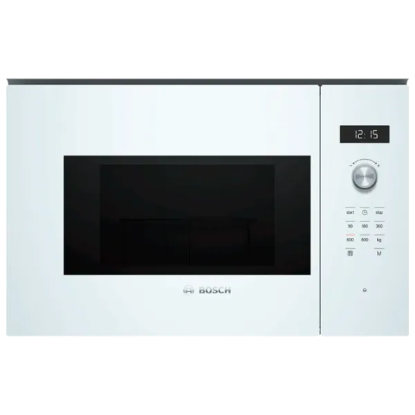 Cuptor cu microunde Bosch BFL524MW0 Încorporabil/ 800 W/ White photo 2
