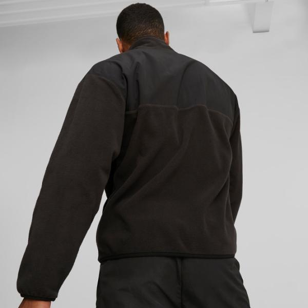 Толстовка для мужчин Puma Classics Utility Polar Fleece Half-Zip Прямой/ Черный photo 4