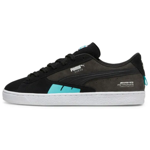 Ghete pentru bărbați Puma Mapf1 Suede Torque 46 / Black photo 2