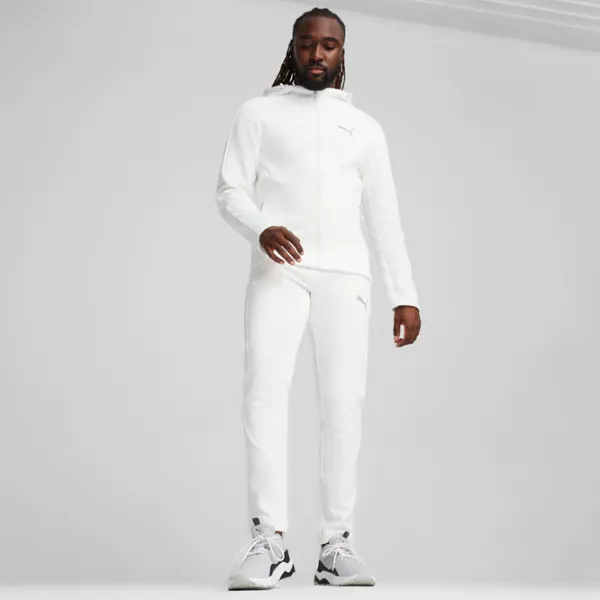 Hanorac pentru bărbați Puma Evostripe Full-Zip Hoodie Dk Drept/ White photo 5