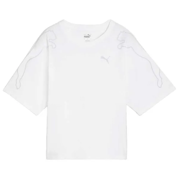 Tricou pentru femei Puma Motion Cat Tee 41% poliester/ White photo 2