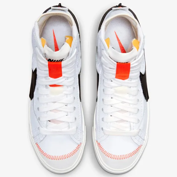 Кеды для женщин Nike W BLAZER MID '77 JUMBO Весна - лето/ Белый photo 4