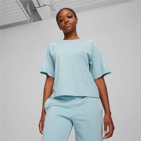 Футболка для женщин Puma Motion Cat Tee 41% полиэстер/ Бирюзовый photo 3