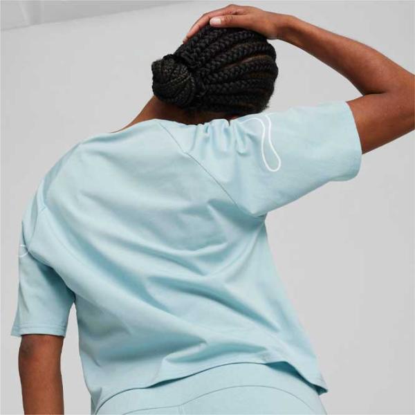 Футболка для женщин Puma Motion Cat Tee 41% полиэстер/ Бирюзовый photo 4