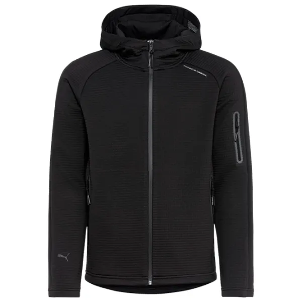 Толстовка для мужчин Puma Porsche Hooded Sweat Jacket Прямой/ Черный photo 4