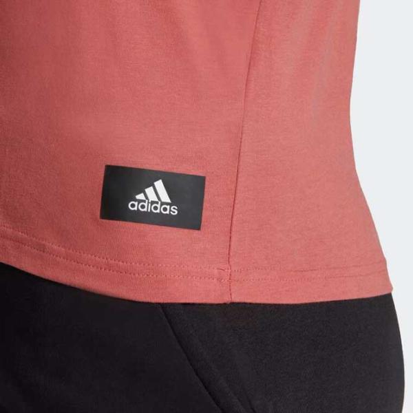 Tricou pentru femei Adidas W Fi 3S Tee 100% bumbac/ Coral photo 5