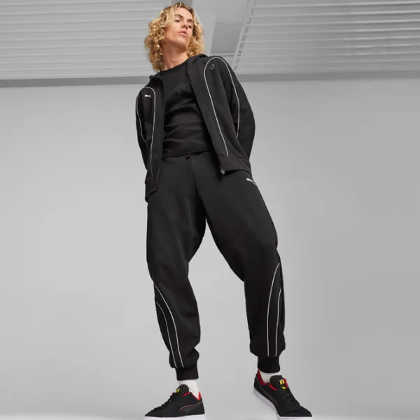 Hanorac pentru bărbați Puma Ferrari Style Hooded Jacket Drept/ Black photo 5