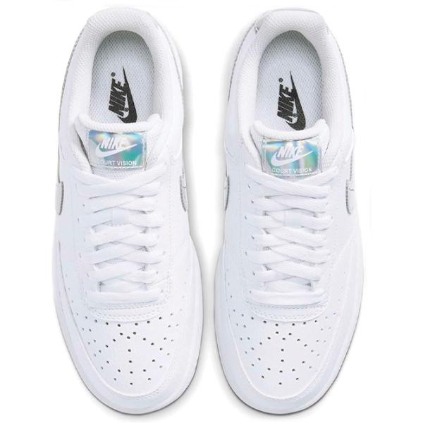 Ghete pentru femei Nike Wmns Court Vision Low Primăvară - vară/ White photo 4