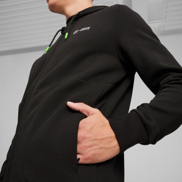 Толстовка для мужчин Puma Mapf1 Hooded Sweat Jacket Прямой/ Black Silver photo 6