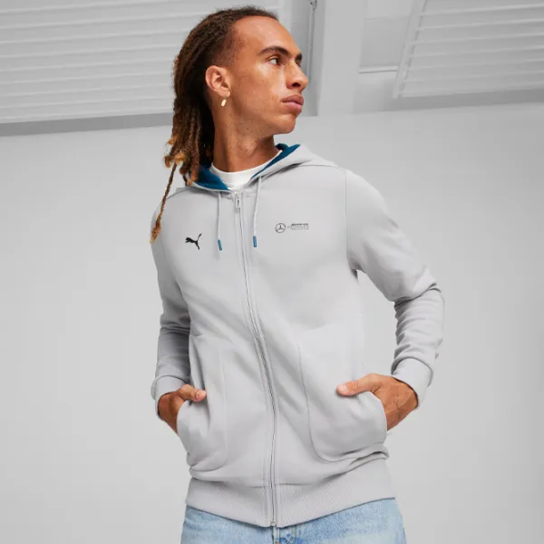 Толстовка для мужчин Puma Mapf1 Hooded Sweat Jacket Прямой/ Серый photo 3