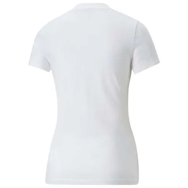 Tricou pentru femei Puma Classics Slim Tee 95% bumbac/ White photo 2