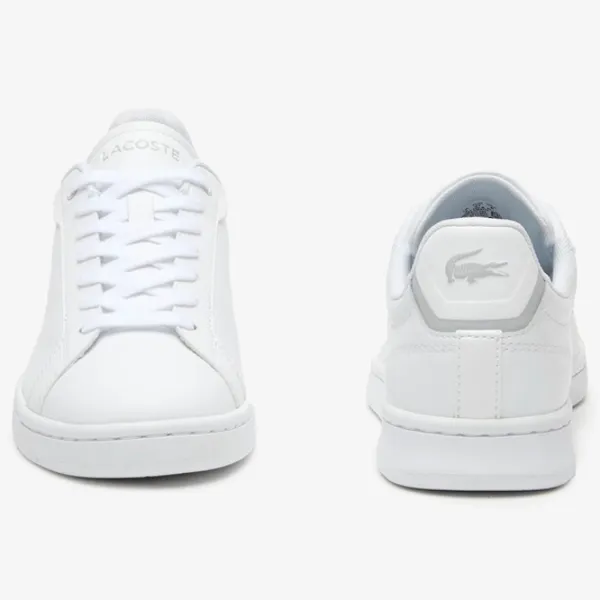 Ghete pentru femei Lacoste Carnaby Pro BL Leather Tonal Primăvară - vară/ White photo 4