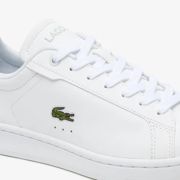 Ghete pentru femei Lacoste Carnaby Pro BL Leather Tonal Primăvară - vară/ White photo 6