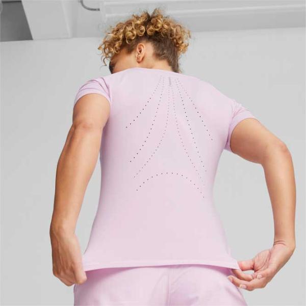 Футболка для женщин Puma Run Cloudspun Ss Tee W 6 % эластан/ Лиловый photo 5