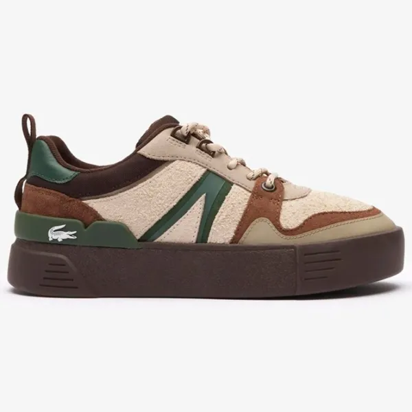 Ghete pentru femei Lacoste L002 Leather Color Block Demisezon/ Beige photo 2