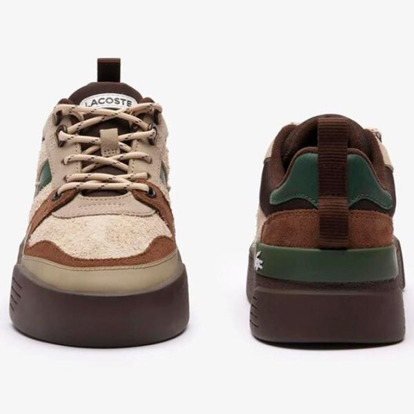 Ghete pentru femei Lacoste L002 Leather Color Block Demisezon/ Beige photo 4