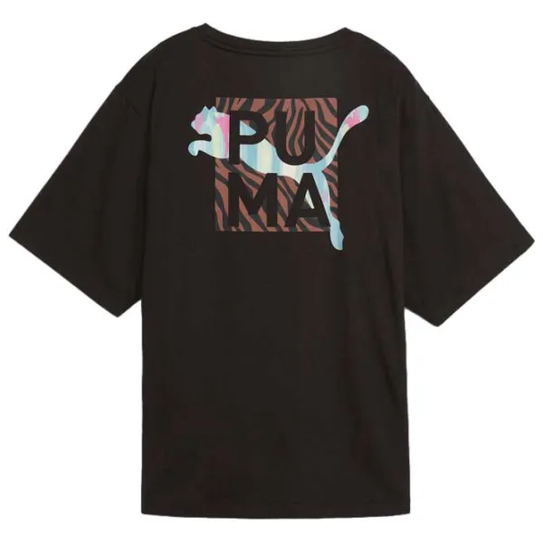 Tricou pentru femei Puma Animal Remix Boyfriend Tee 25% vascoza/ Black photo 2