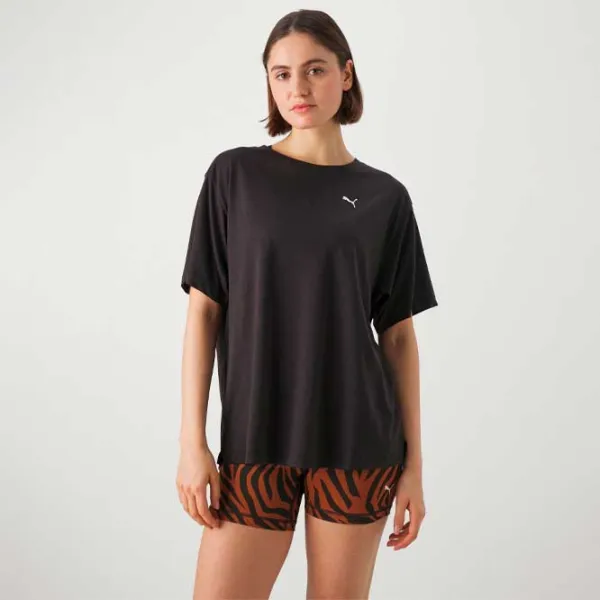 Tricou pentru femei Puma Animal Remix Boyfriend Tee 25% vascoza/ Black photo 3