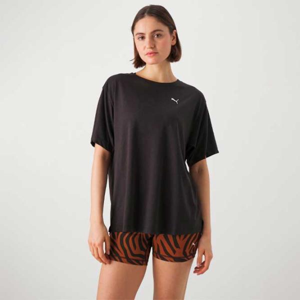 Tricou pentru femei Puma Animal Remix Boyfriend Tee 25% vascoza/ Black photo 3