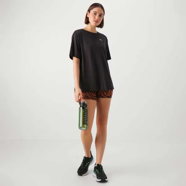 Tricou pentru femei Puma Animal Remix Boyfriend Tee 25% vascoza/ Black photo 4