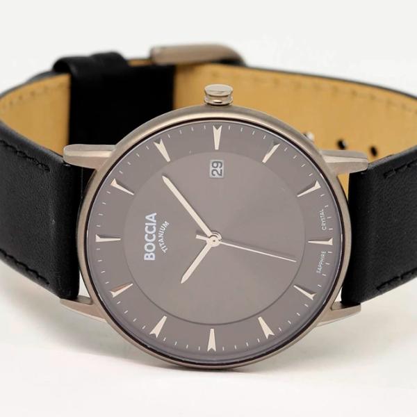 Ceas de mână pentru bărbați Boccia 3607-01 Cuarț/ 39 mm photo 4 Ceas de mână pentru bărbați Boccia 3607-01 Cuarț/ 39 mm photo 4
