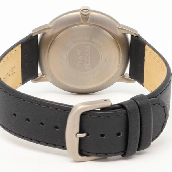 Ceas de mână pentru bărbați Boccia 3607-01 Cuarț/ 39 mm photo 5 Ceas de mână pentru bărbați Boccia 3607-01 Cuarț/ 39 mm photo 5