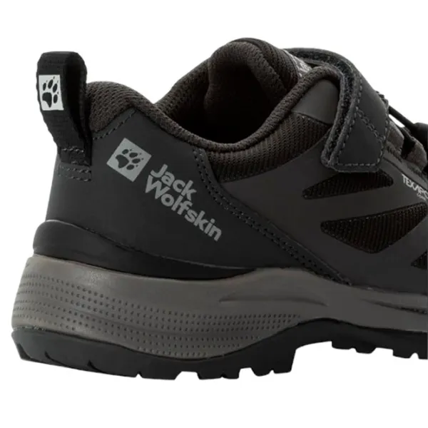 Кроссовки для мальчиков Jack Wolfskin Villi Hiker Texapore Low K Черный photo 3