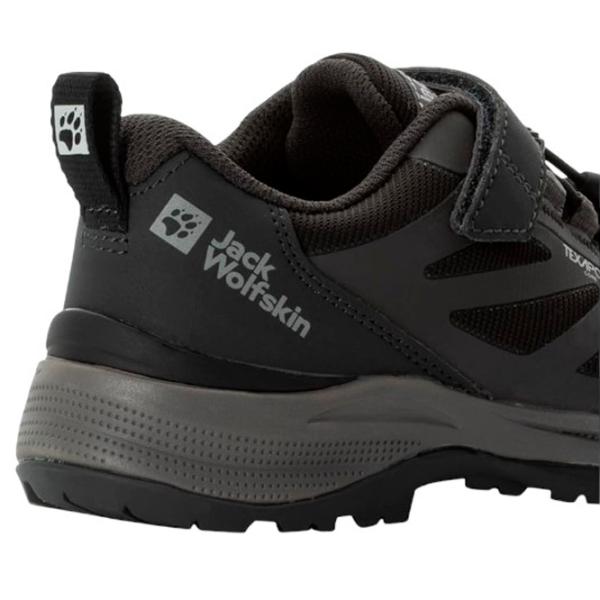Adidași pentru băieți Jack Wolfskin Villi Hiker Texapore Low K Black photo 4