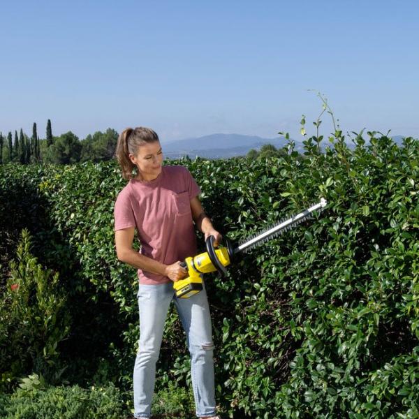 Кусторез KARCHER HGE 18-50 Battery + Kit 1.444-240.01 аккумуляторный/ Желтый photo 6