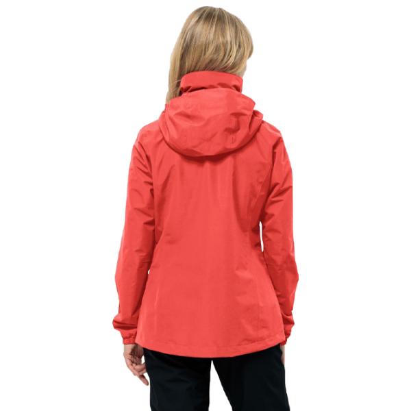 Ветровка для женщин Jack Wolfskin Stormy Point 2l Jkt W Демисезон/ Красный photo 3