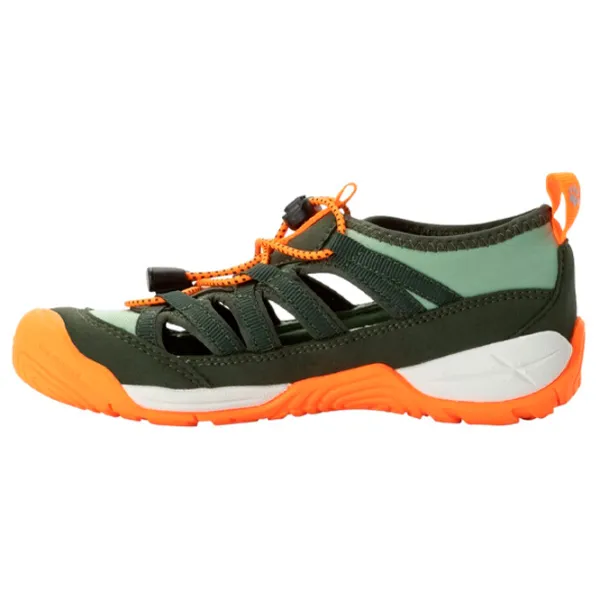Кроссовки для мальчиков Jack Wolfskin Villi Sandal K Весна - лето/ Зелёный photo 2