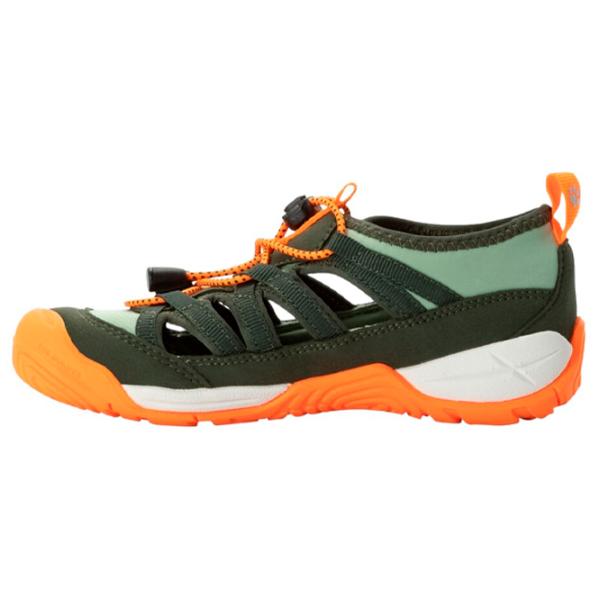 Кроссовки для мальчиков Jack Wolfskin Villi Sandal K Весна - лето/ Зелёный photo 2