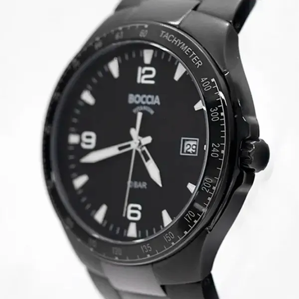Ceas de mână pentru bărbați Boccia 3627-02 Cuarț/ 40 mm photo 2