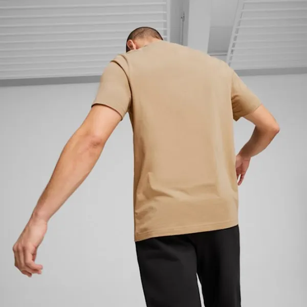 Футболка для мужчин Puma Team Graphic Tee 100% хлопок/ Prairie Tan photo 4