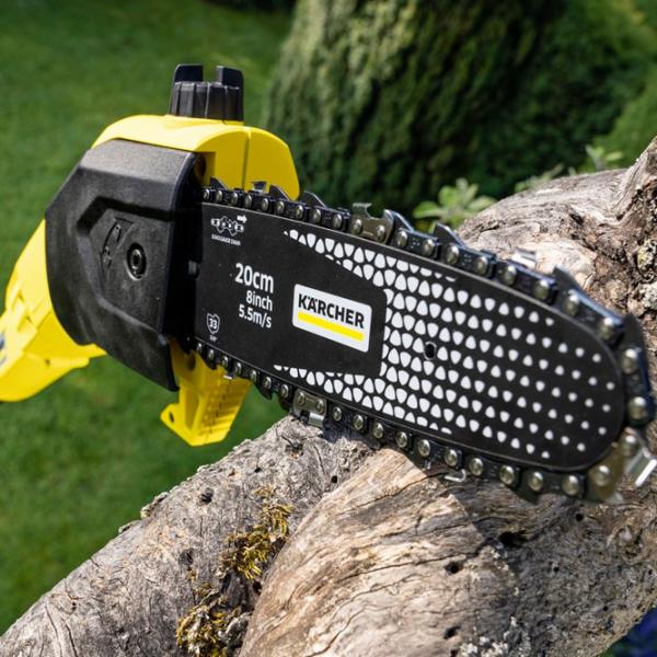 Цепная пила KARCHER PSW 18-20 1.444-010.0 аккумуляторный/ Желтый photo 4 Цепная пила KARCHER PSW 18-20 1.444-010.0 аккумуляторный/ Желтый photo 4