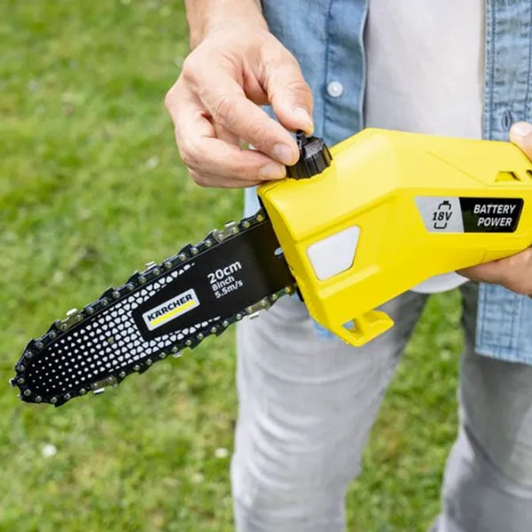 Цепная пила KARCHER PSW 18-20 1.444-010.0 аккумуляторный/ Желтый photo 6 Цепная пила KARCHER PSW 18-20 1.444-010.0 аккумуляторный/ Желтый photo 6