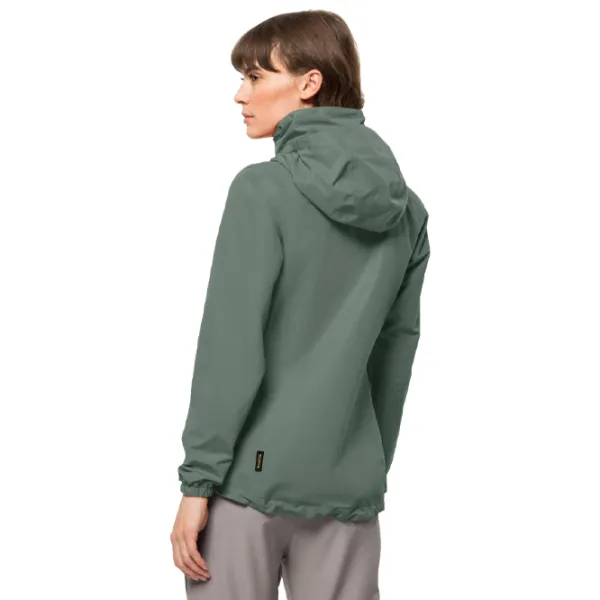 Ветровка для женщин Jack Wolfskin Stormy Point 2l Jkt W Демисезон/ Зелёный photo 3