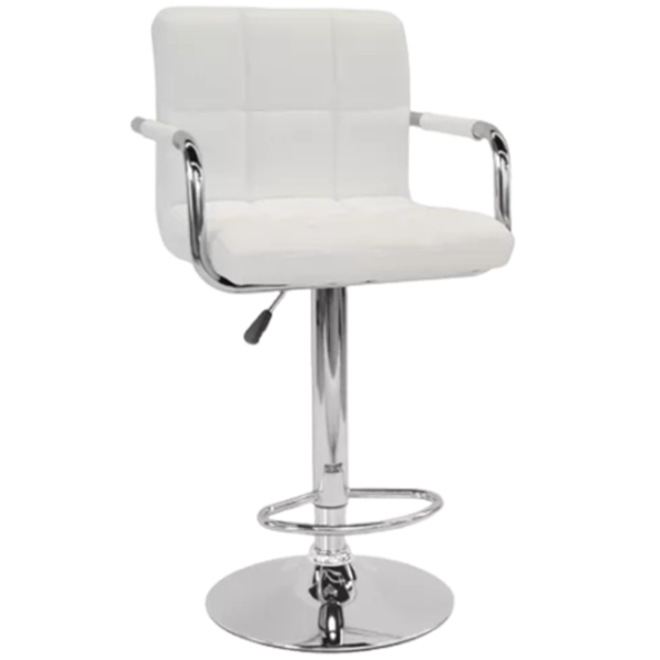 Барный стул Deco SB-042 Экокожа/ Металл/ Белый photo 2 Барный стул Deco SB-042 Экокожа/ Металл/ Белый photo 2