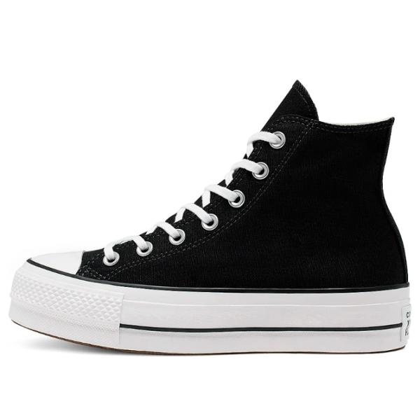 Ghete pentru femei Converse Chuck Taylor All Star Canvas Platform High Top Demisezon/ Black photo 3