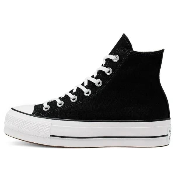 Ghete pentru femei Converse Chuck Taylor All Star Canvas Platform High Top Demisezon/ Black photo 3